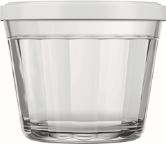 Tigela De Vidro Americano Nadir Com Tampa 350ml