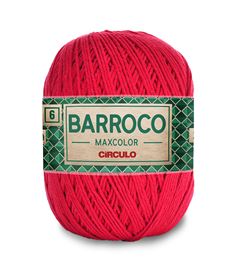 Barbante Barroco Maxcolor Liso Vermelho Sangue 3635