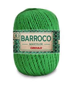 Barbante Barroco Maxcolor Liso Verde Bandeira 5767