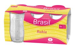 Jogo Copo Vidro Wheaton Multiuso Bahia 315ml