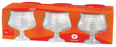 Jogo Taca De Vidro Sobremesa Wheaton Crystal 371ml