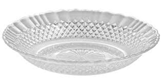 Prato De Vidro Fundo Wheaton Barroco 22cm