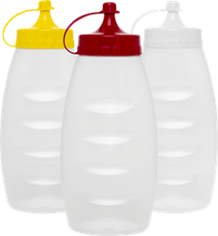 Jogo Bisnaga Plastica Jaguar 200ml 3pcs