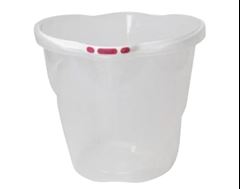 Balde Plastico Jaguar Max Transparente 12l