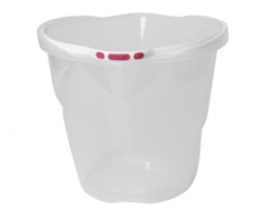 Balde Plastico Jaguar Max Transparente 12l