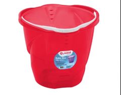 Balde Plastico Jaguar Max Transparente 16l