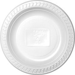 Prato Descartavel Copobras Raso Branco 50x10 15cm