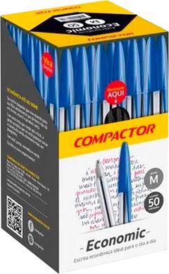 Caneta Compactor Esferografica Economic Preto