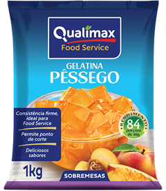 Gelatina Qualimax Pessego 1kg