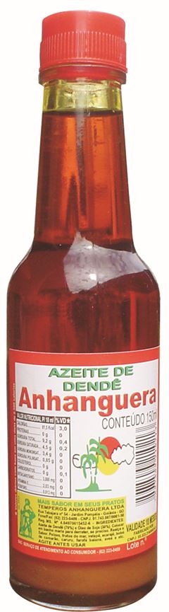 Azeite Dende Anhanguera Pet 150ml