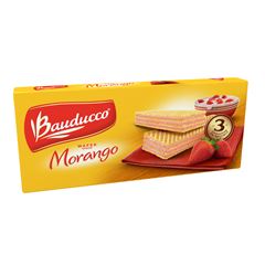 Biscoito Bauducco Wafer Morango 140g
