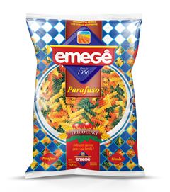 Macarrao Emege Parafuso Tricolor 500g