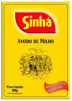 Amido De Milho Sinha Caixa 500g