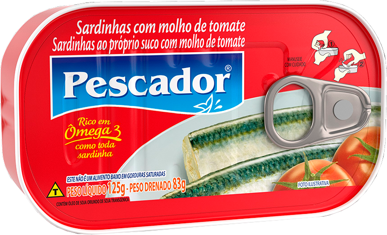 Sardinha Pescador Tomate 125g