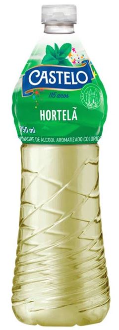 Vinagre De Alcool E Hortela Castelo 750ml