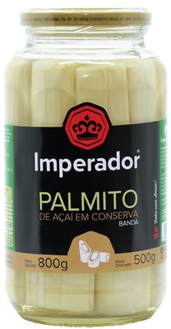 Palmito Imperador Banda Vidro 500g