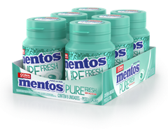 Chicle Mentos Wintergeen Pote Verde 56g