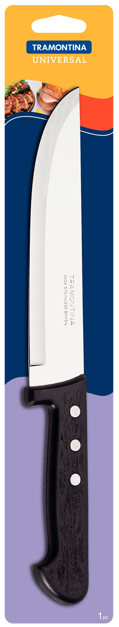 Faca Cozinha Inox Tramontina Cabo Preto N6