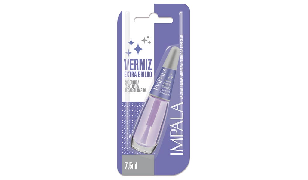 Esmalte Impala Verniz Extra Brilho 6un