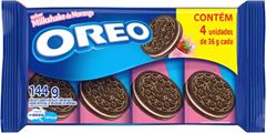 Biscoito Oreo Recheado Milkshake Morango 36g
