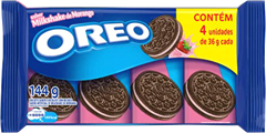 Biscoito Oreo Recheado Milkshake Morango 36g