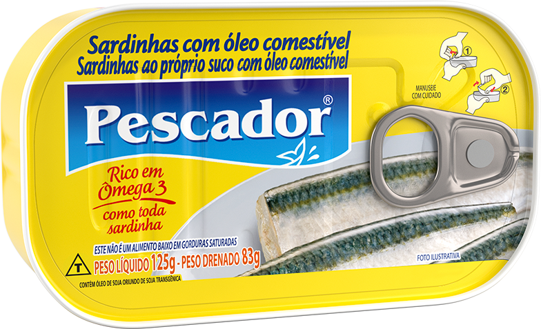 Sardinha Pescador Oleo 125g