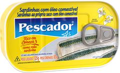 Sardinha Pescador Oleo 125g
