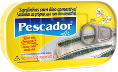 Sardinha Pescador Oleo 125g