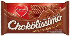 Biscoito Capricche Wafer Chokol Ao Leite 90g