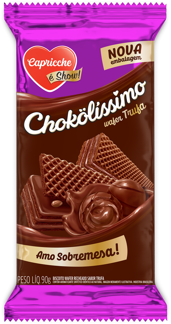 Biscoito Capricche Wafer Chokol Trufa 90g