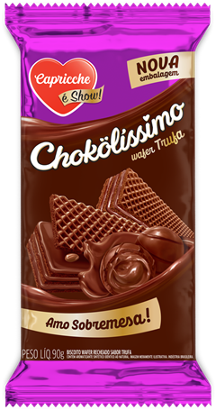 Biscoito Capricche Wafer Chokol Trufa 90g