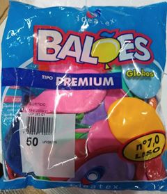 Balao Boli Boli 7 Liso Sortido 50un