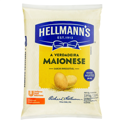 Maionese Hellmanns Sachet 2,8kg