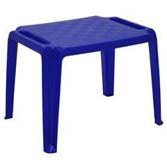 Mesa Plastica Tramontina Donachica Infantil Quadrada Azul