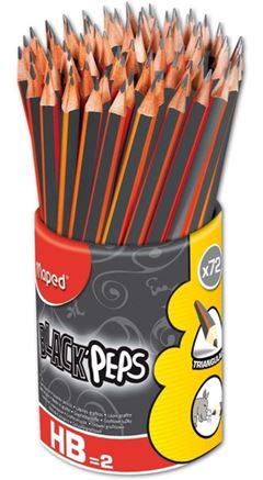 Lapis Grafite Maped Black Peps Hb Pote
