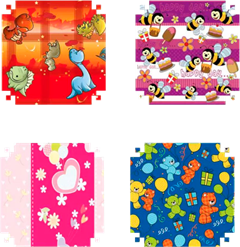Papel Presente Vmp 50x60 Infantil Sortido 40fls