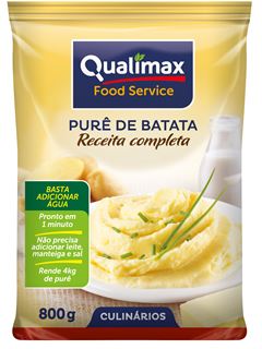 Pure Batatas Qualimax Receita Completo 800g