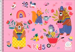 Caderno Tilibra Cartografia Sapeca Fem Cd Esp Sem Seda 96fls