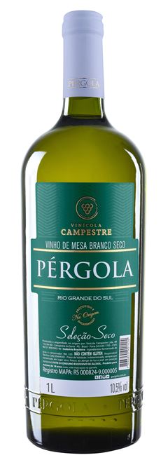 Vinho Nacional Pergola Branco Seco 1l