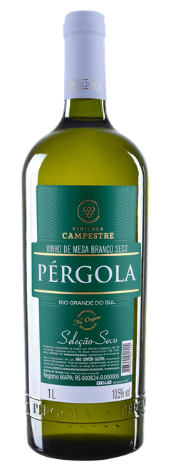 Vinho Nacional Pergola Branco Seco 1l