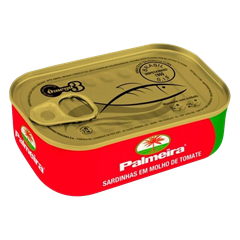 Sardinha Palmeira Tomate Abre Facil 125g