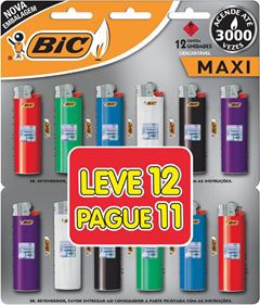 Isqueiro Bic Maxi Lv12 Pg11