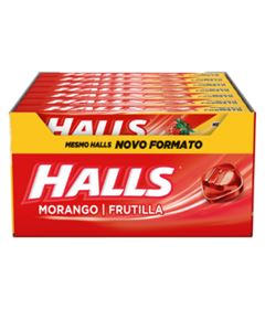 Drops Halls Morango 28g 21x1
