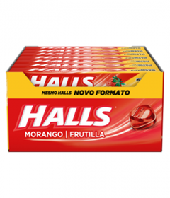 Drops Halls Morango 28g 21x1