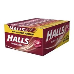 Drops Halls Cereja Vermelha 28g 21x1