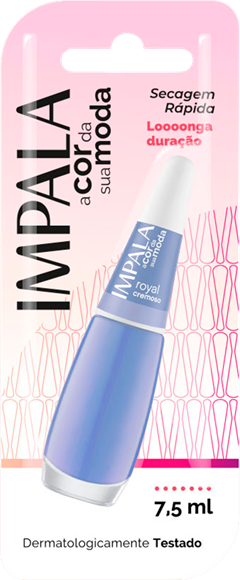 Esmalte Impala Cremoso Cor Da Moda Roya 6un