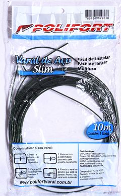Corda Varal Polifort Aco Slim 10m