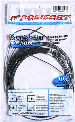 Corda Varal Polifort Aco Slim 10m