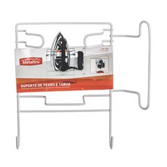 Suporte Ferro E Tabua Passar Metaltru Branco
