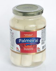 Palmito De Acai Palmeiral Inteiro Vidro 300g